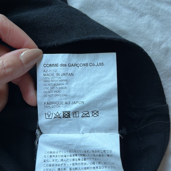 Comme Des Garçons PLAY printed Heart Crew Neck Tee (Size S) - Picture 4 of 4